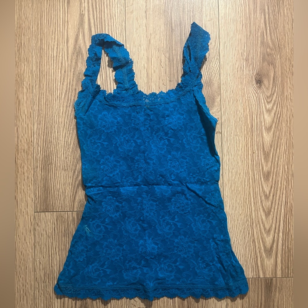 Hanky-panky lace tank top